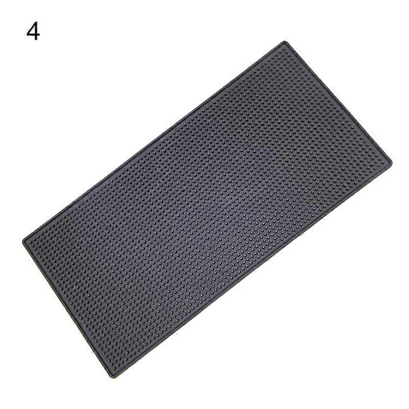 Bar Mat Lett å rengjøre Rask drenering Gummi Elastisk Tykkere Bar Bord Matte for å holde glass