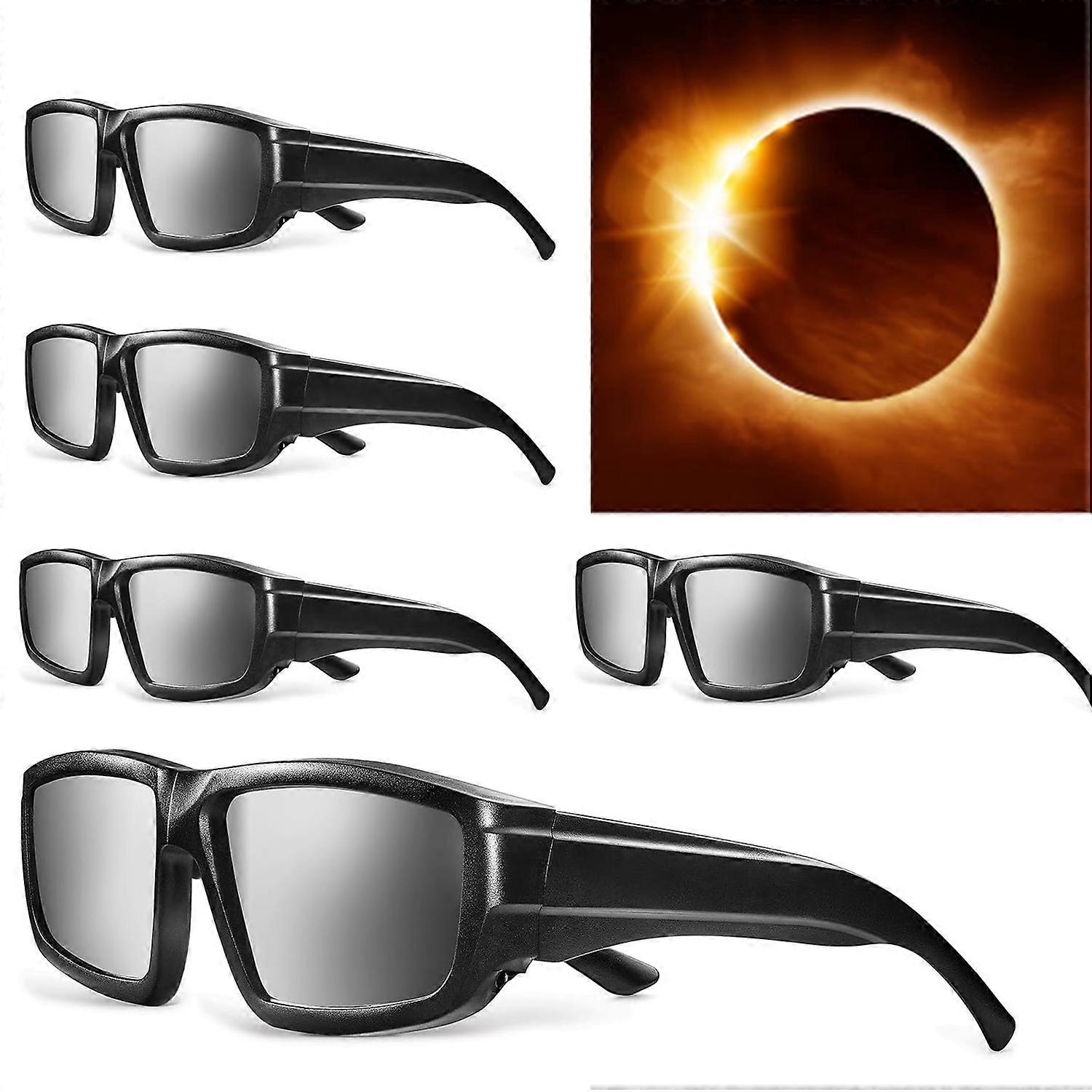 2024 Solar Eclipse Glasses (5 pack)  Safe Shades for Direct Sun Viewing