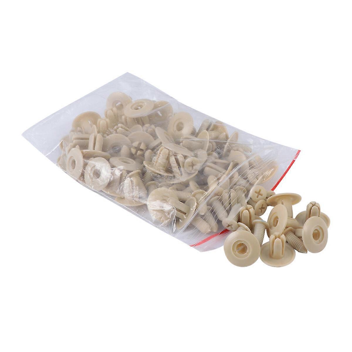 50Pcs Plastic Rivets for Car Bumper Fixator for Automobiles Auto Bumper
