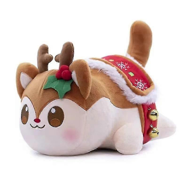 Meemeows Food Cat Plushies Toy Cute Aphmau Plush Doll Donut Burger Stuffed Dolls-c
