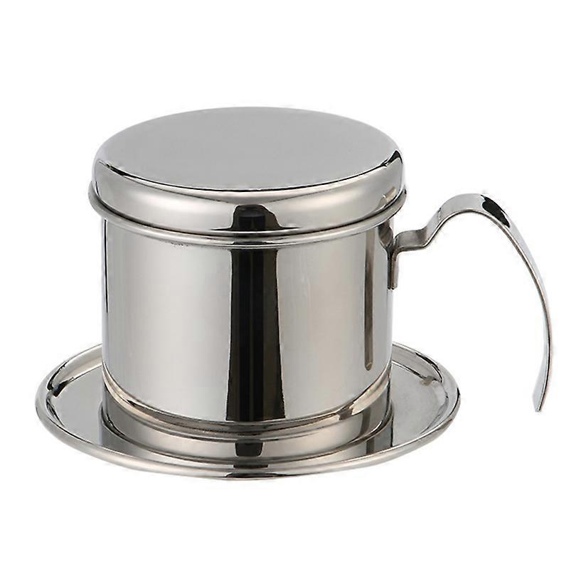 Stainless Steel Vietnamese Coffee Filter Cup Drip Maker Infuser Pot with Handle
