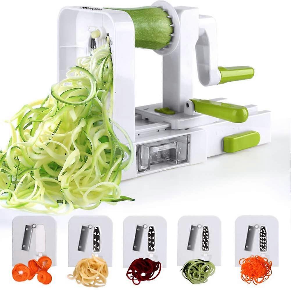 Spiralizer 4 -Klinge Gemüse Spiralizer faltbare Spirale Slicer Zucchini Nudeln Gemüse Pasta Spaghetti Maker