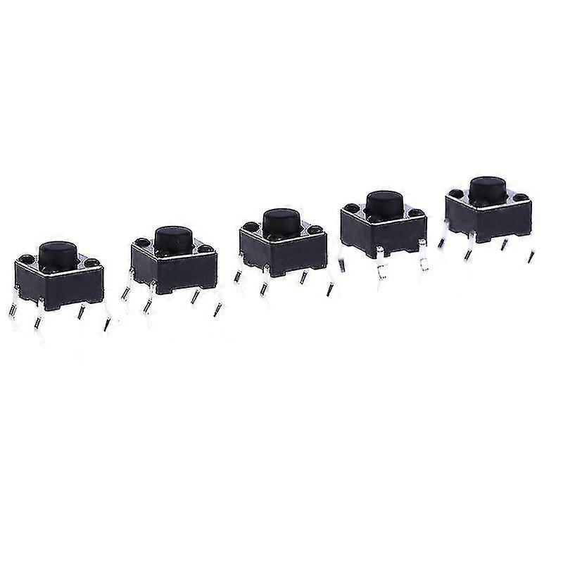 20pcs Mini Micro Momentary Tactile Push Button Switch 6*6*5mm 4 Pin On/off