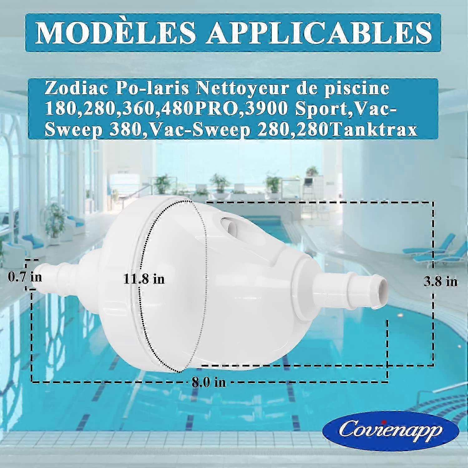 Verbessertes Polaris G52 Überdruckventil-Ersatzkit kompatibel Zodiac 180 280 380 480 3900 Polaris Poolreiniger Teile für Polaris Pool Roboter (1 Stück)