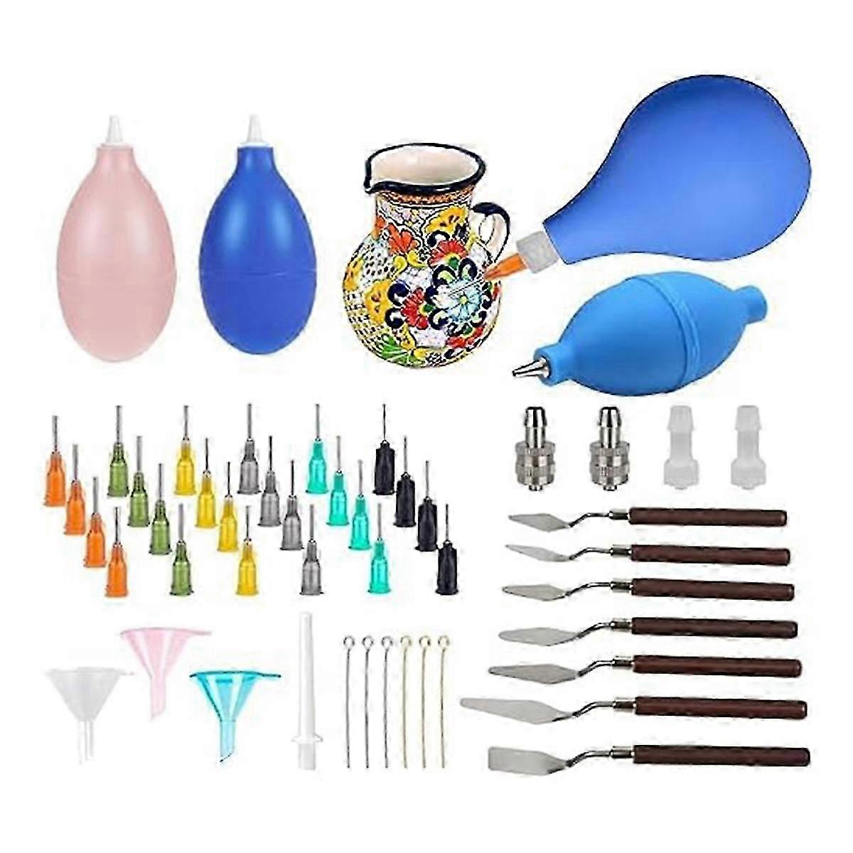 Seramik Slayt Aplikatörü, Boya İçin Sıkma Şişesi, Seramik Sır Seramik Kil Araçları İçin Slayt Römork Şişesi