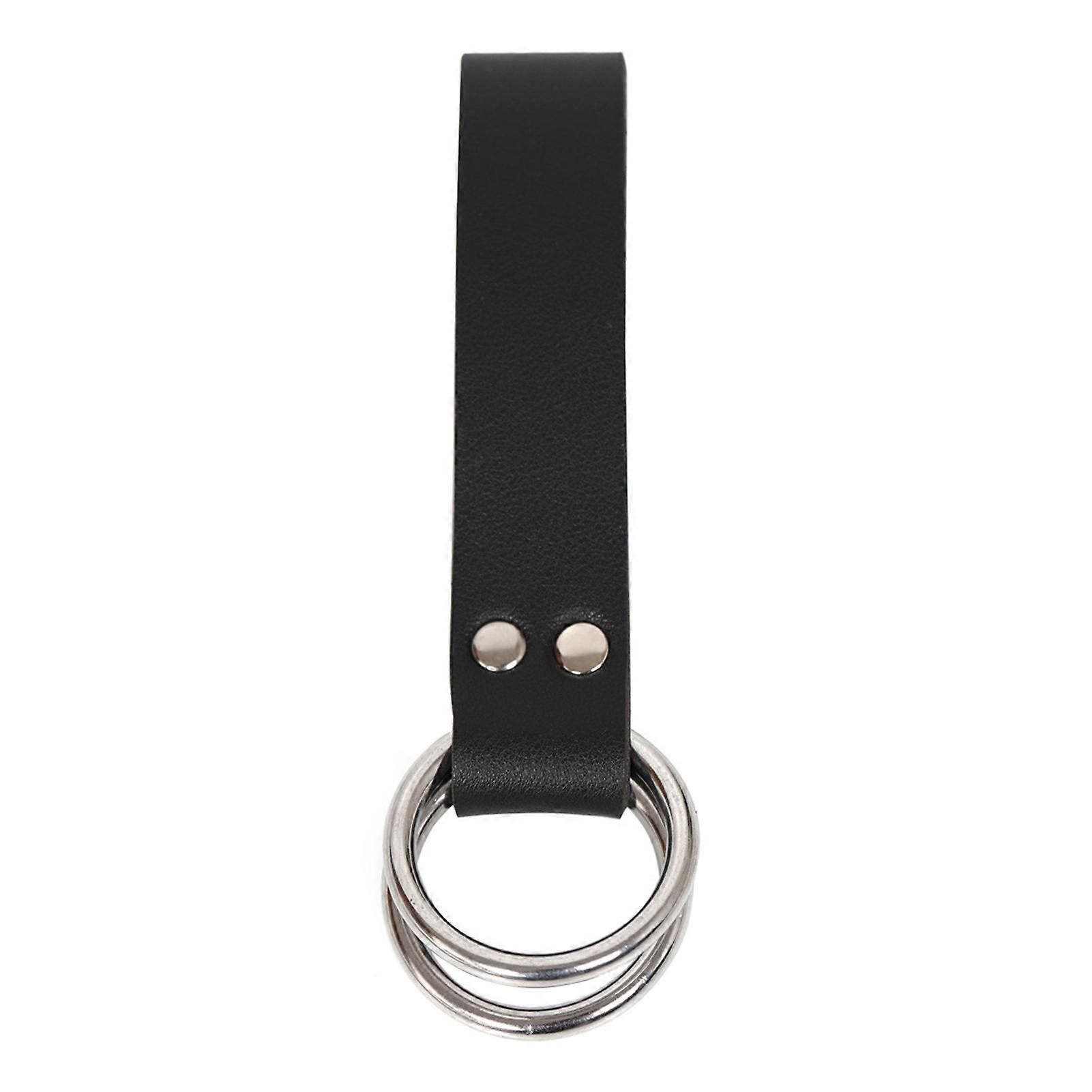 Hook Strap Medieval Belt Skirt Hikes Double Ring Faux Leather Loop Renaissance Adult Accessory Vikings Mug Hook Strap Women Long Dress Fixation Hitch