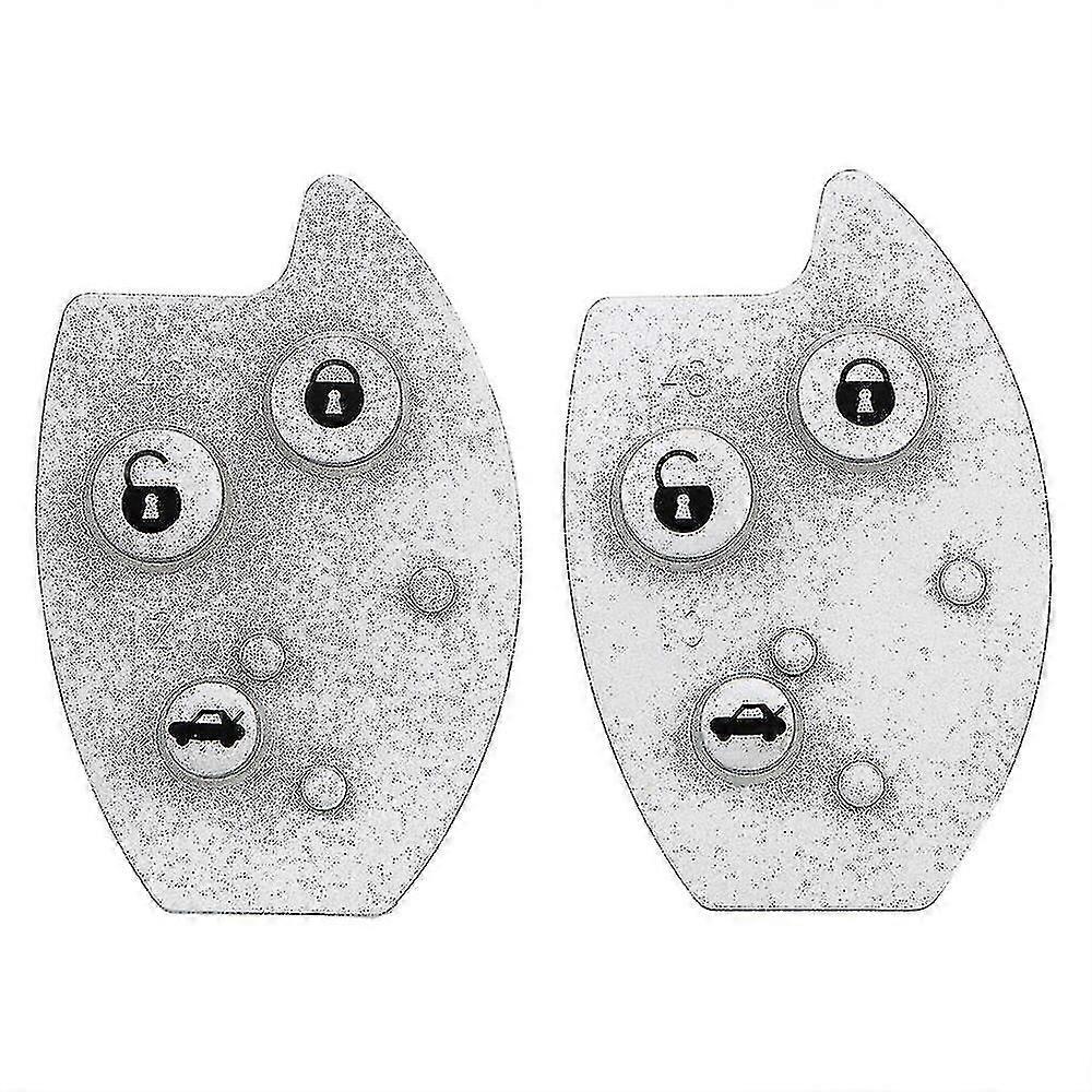 Für Citroen Xsara C5 Key Shell Case Remote 3 Tasten Gummi Button Pad Key Mat Ersatz Auto Zubehör Auto Key Pad