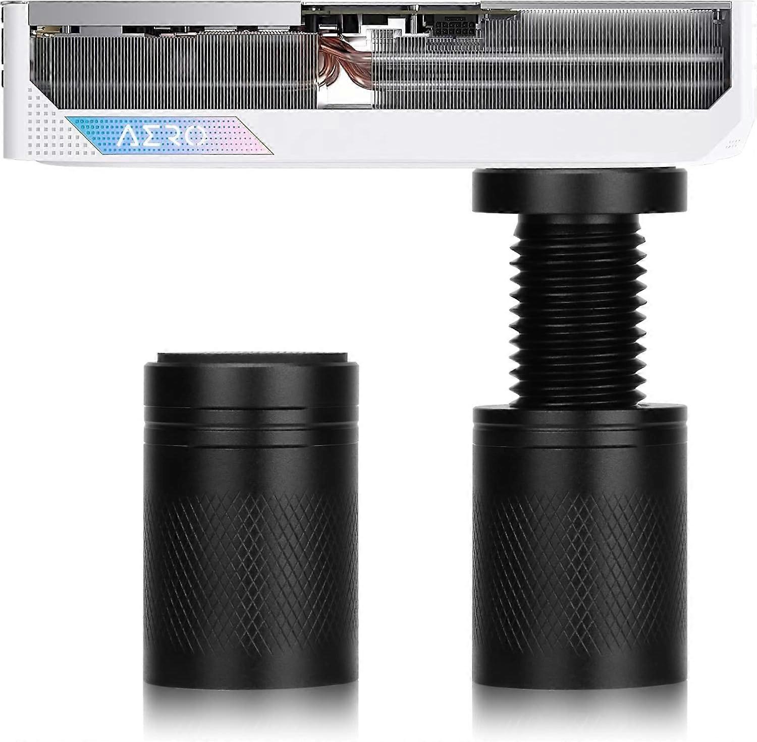 Graphics Card Support Bracket, Heavy-Duty Anti-Sag Design, Adjustable Height, Compatible with ATX Cases