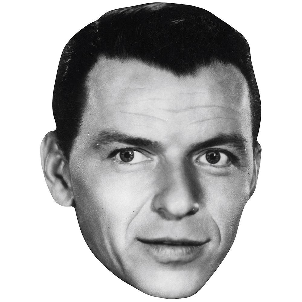 Frank Sinatra (BW) Celebrity Mask, Flat Card Face