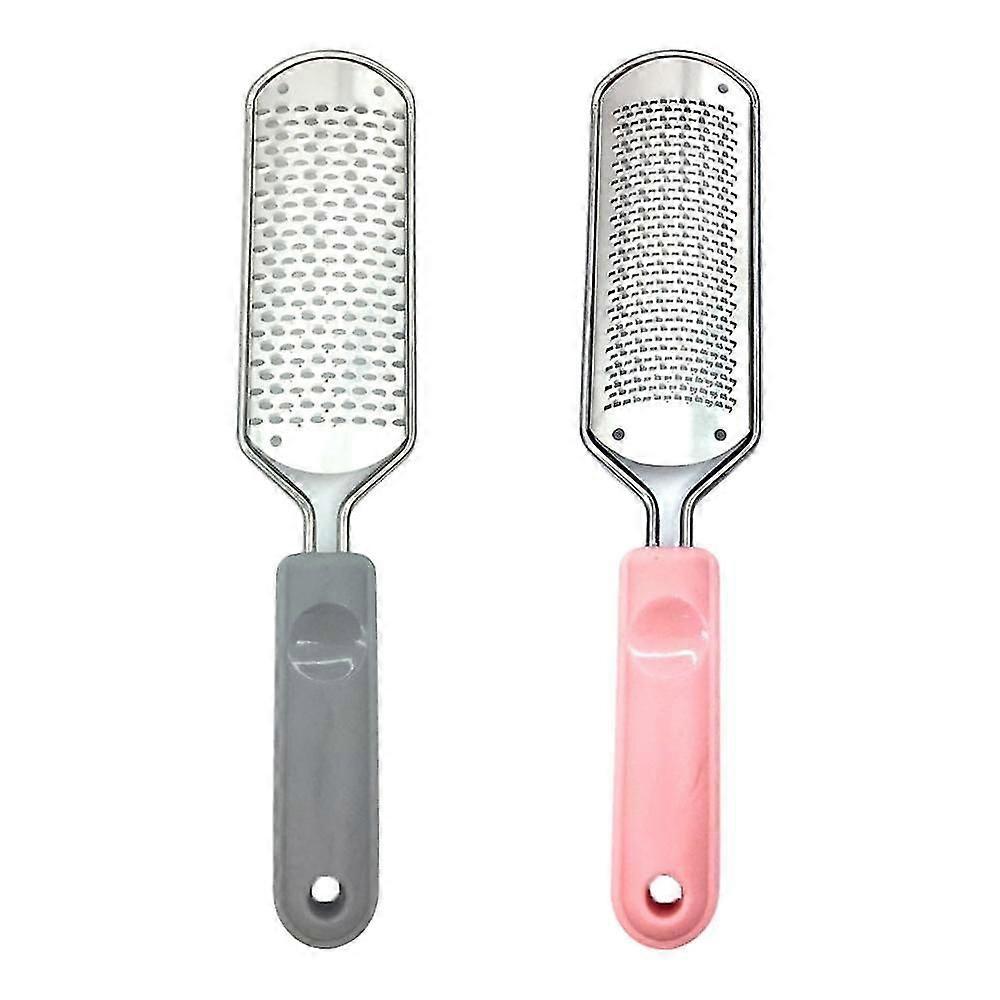 2pcs Colossal Foot Rasp File Callus Remover, Stainless Steel Foot Files Heel Callus Remover