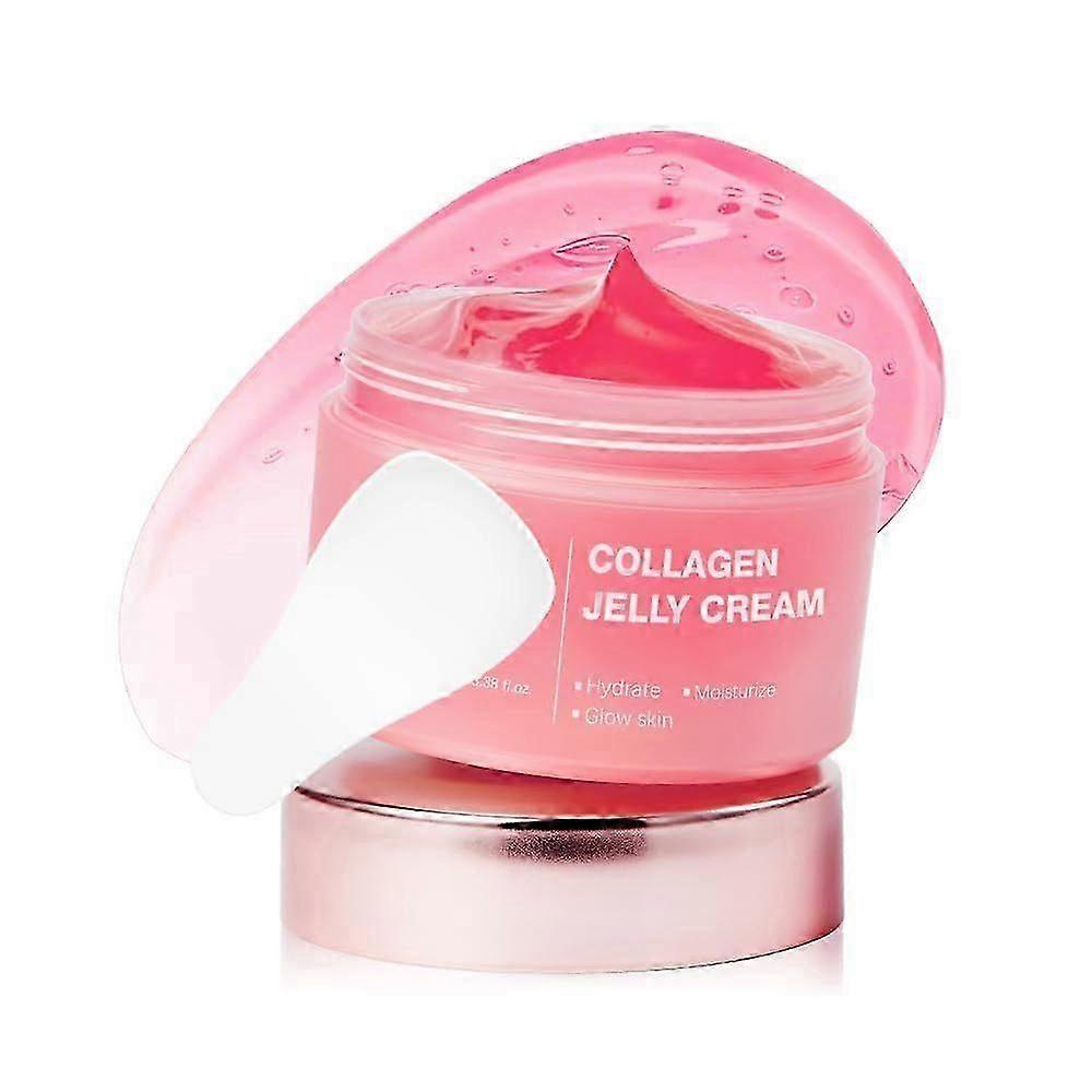 Collagen Jelly Cream, Αντιγηραντική Ενυδατική Κρέμα, Ενυδατική Θεραπεία Δέρματος Αντιρυτιδική Συσφικτική Κρέμα Για Νεανική Λάμψη, Για Όλους Τους Τύπους Δέρματος