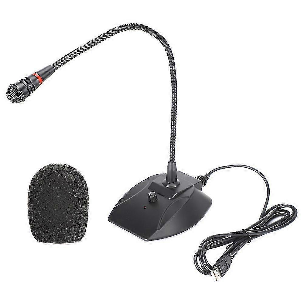 Intelligent Noise Reduction Microphone, Flexible Design, Unidirectional Focus, Plug And Play, Aerodynamic Shape, Ideal for Small Spaces