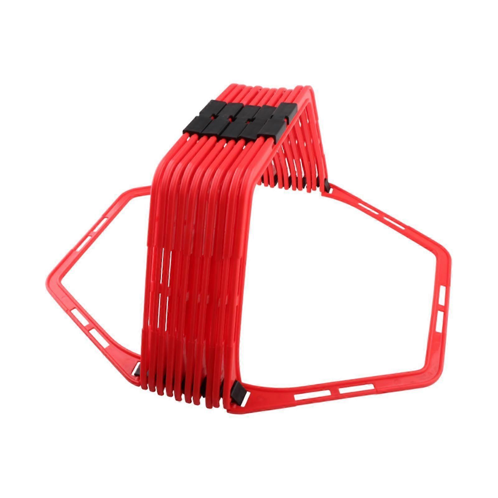 Soccer Agility Ladder Instant Setup Βελτιώνει τη φορητή σκάλα προπόνησης ταχύτητας Red Ladder