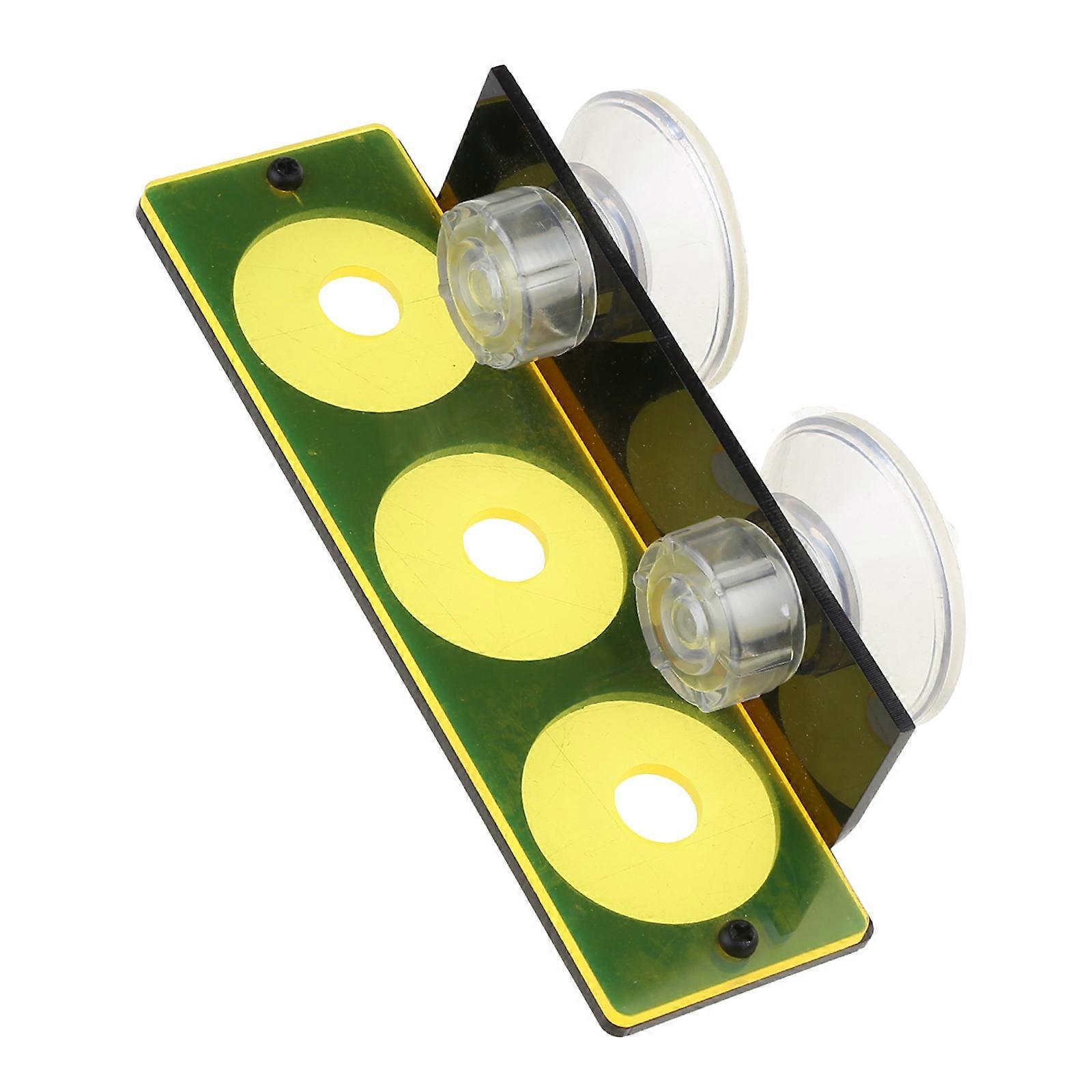 Support de corail à fragmentation 1/3 Plugs Fluorescent acrylique Rack Stand Sea Source Coraux Clip Support pour poisson d’aquarium pour jaune