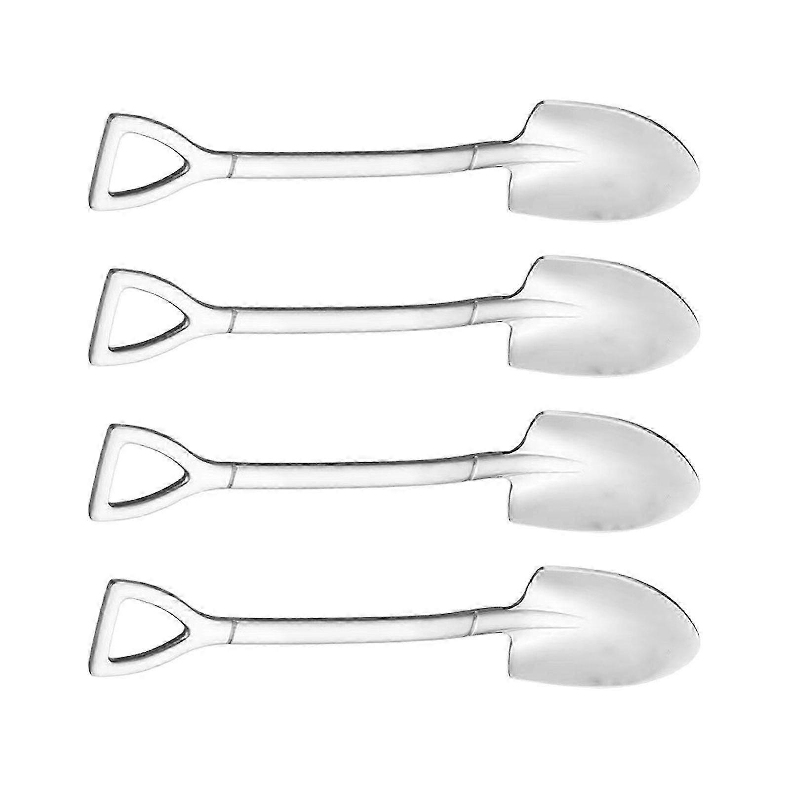 Shovel Shape Spoon Coffee Tea Spoon Ice Cream Spoon for Kitchen 8pcs