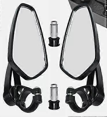 Motorcycle Mirrors End Mirror Safe Rearview Mirror for 7/8" Handle bar Honda UK