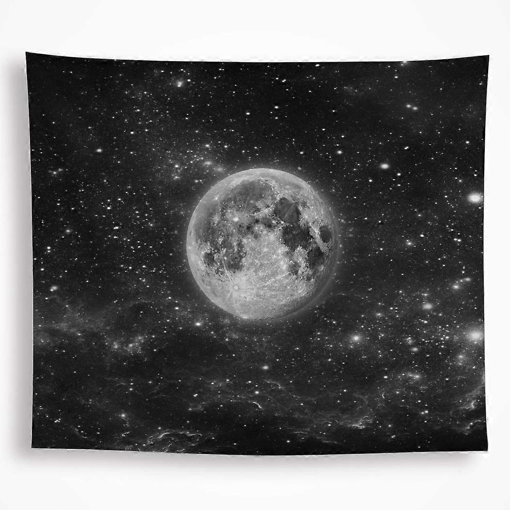 Tapeçaria estética em preto e branco, 59×82,6 polegadas para quarto ou sala de estar