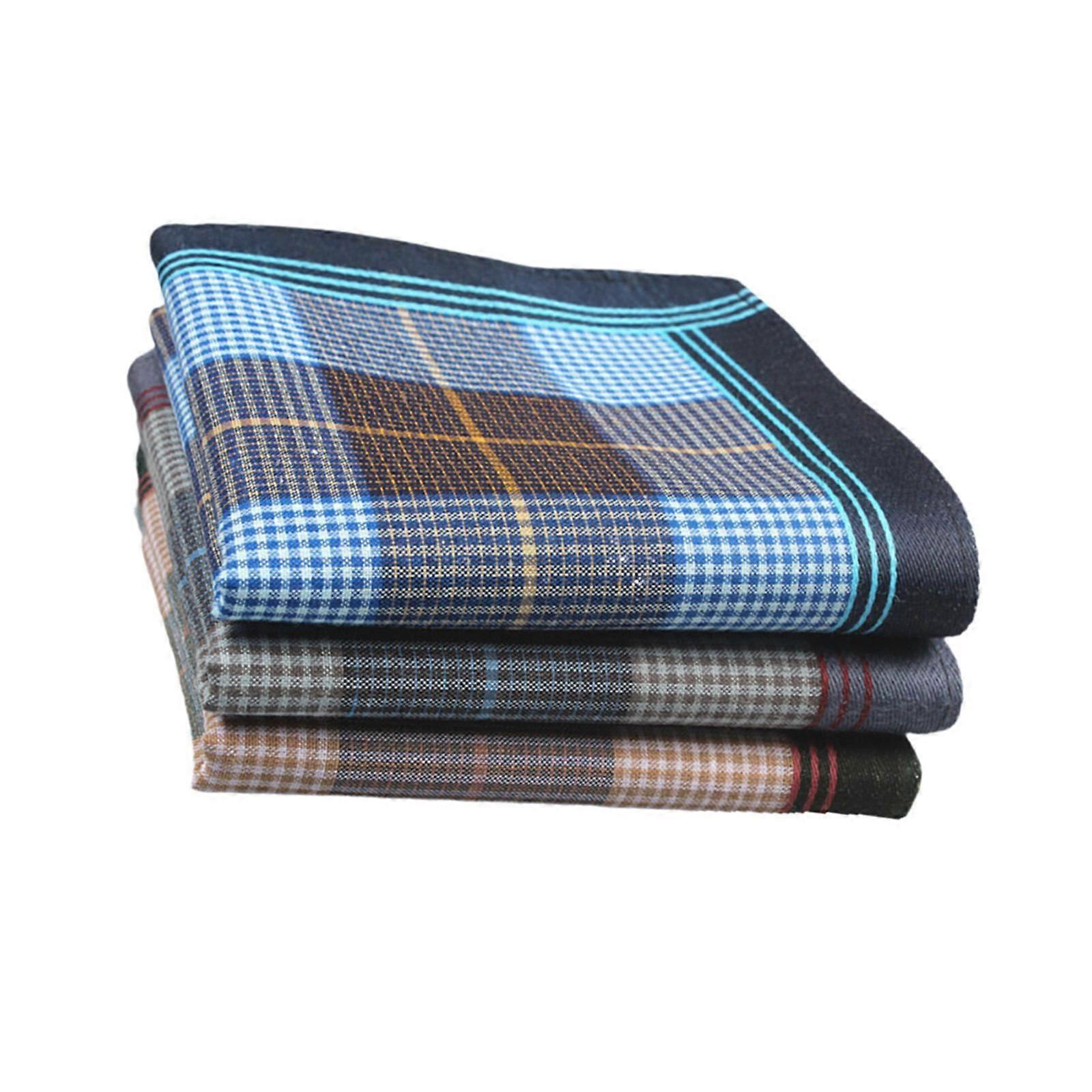 3 st herrnäsdukar herrnäsdukar för pappa, farfar, presentduk