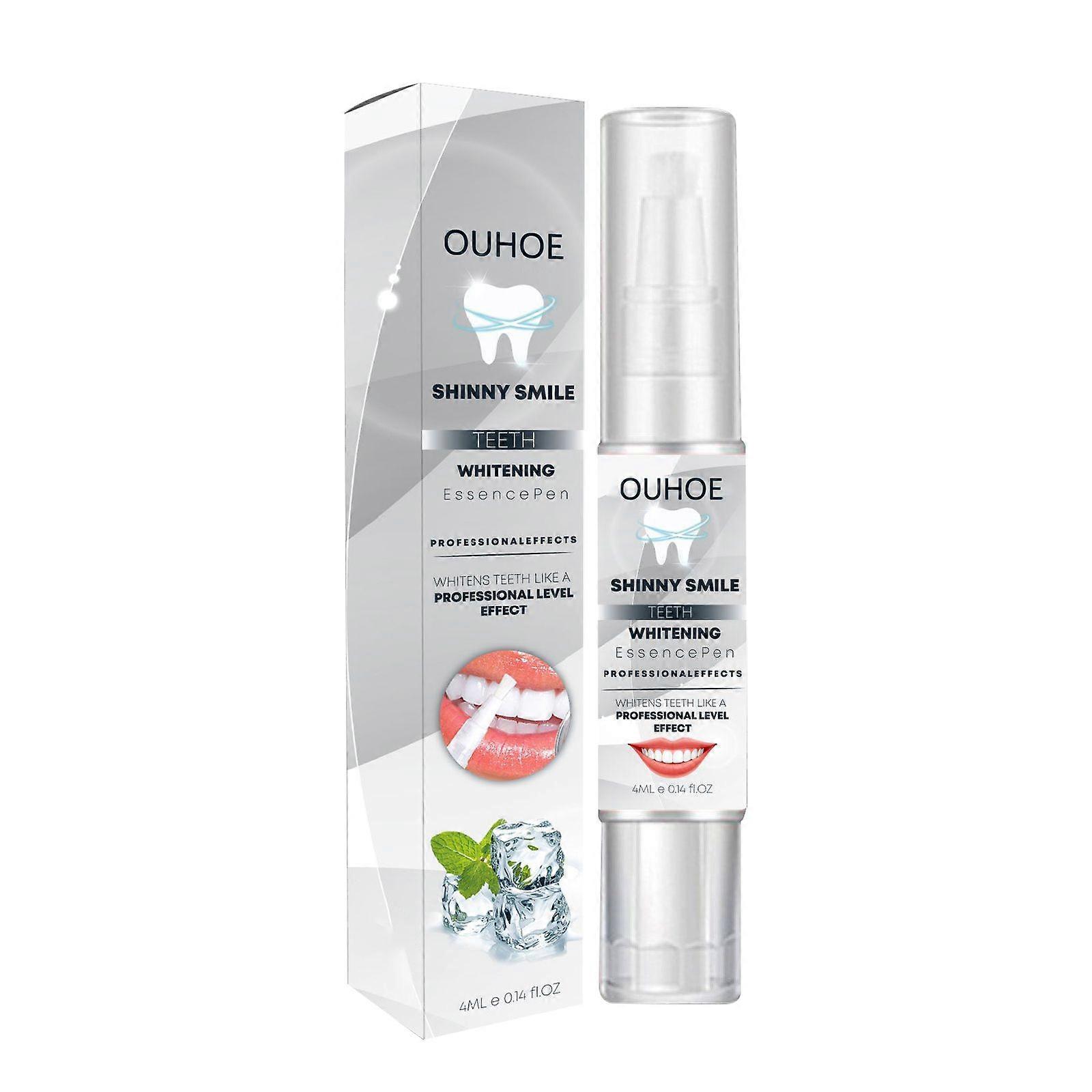 Teeth Whitening Pen - Remove Stains, Freshen Breath, Probiotics & Tea Extract, 4ml
