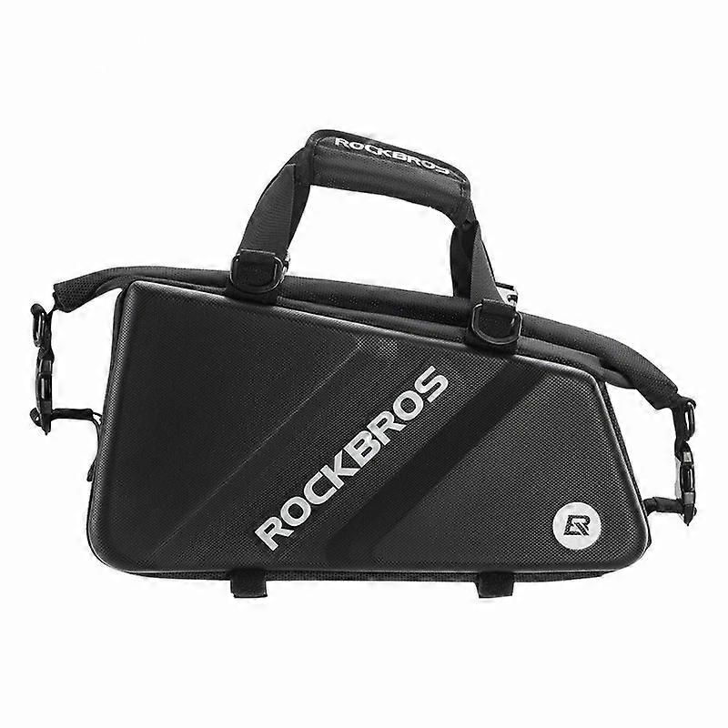 ROCKBROS A28 EVA+PU Hard Shell Bicycle Rear Rack Storage Bag Reflective Bike Tail Pack