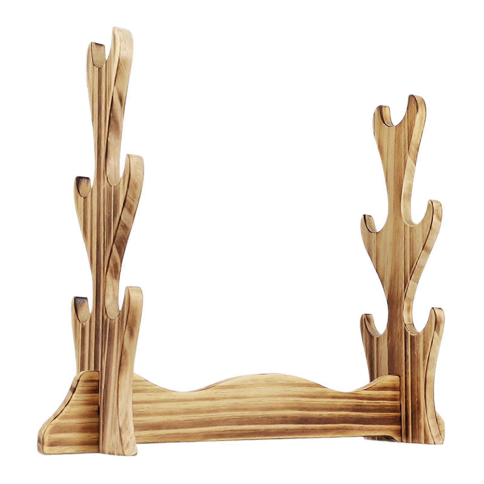 Samurai Sword Stand Bracket Horizontal Support Accessories Desktop Easy