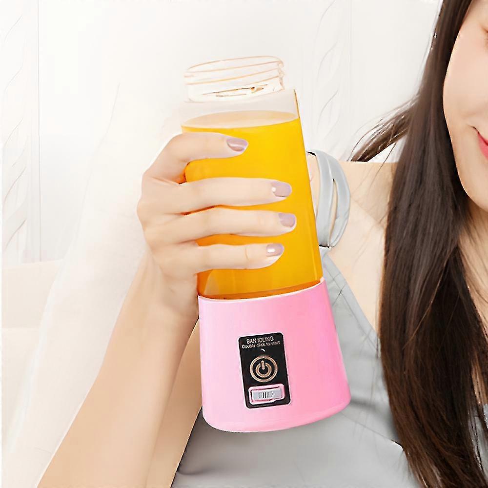 Portable USB Rechargeable Electric Juicer for Orange, Strawberry, Kiwi Smoothies & Fruit Blender