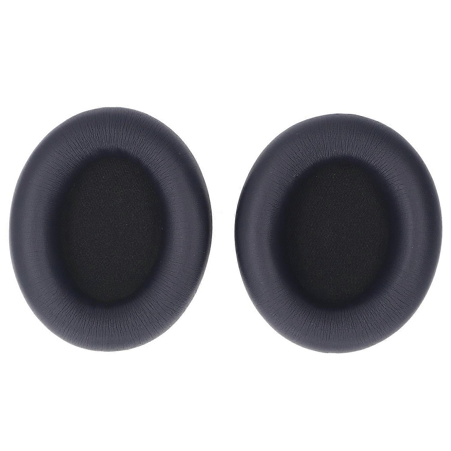 2PCS Ear Pads Replacement High Density Memory Foam Soft Protein Leather Professional Headphone Ear C