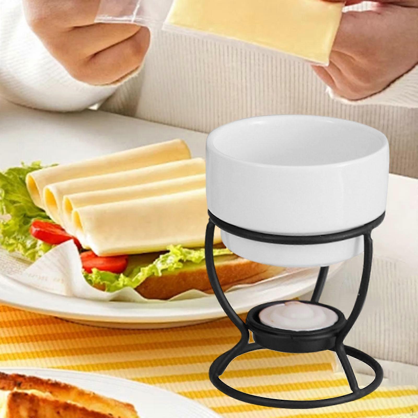 Ceramic Pot for Cheese and Chocolate Melting