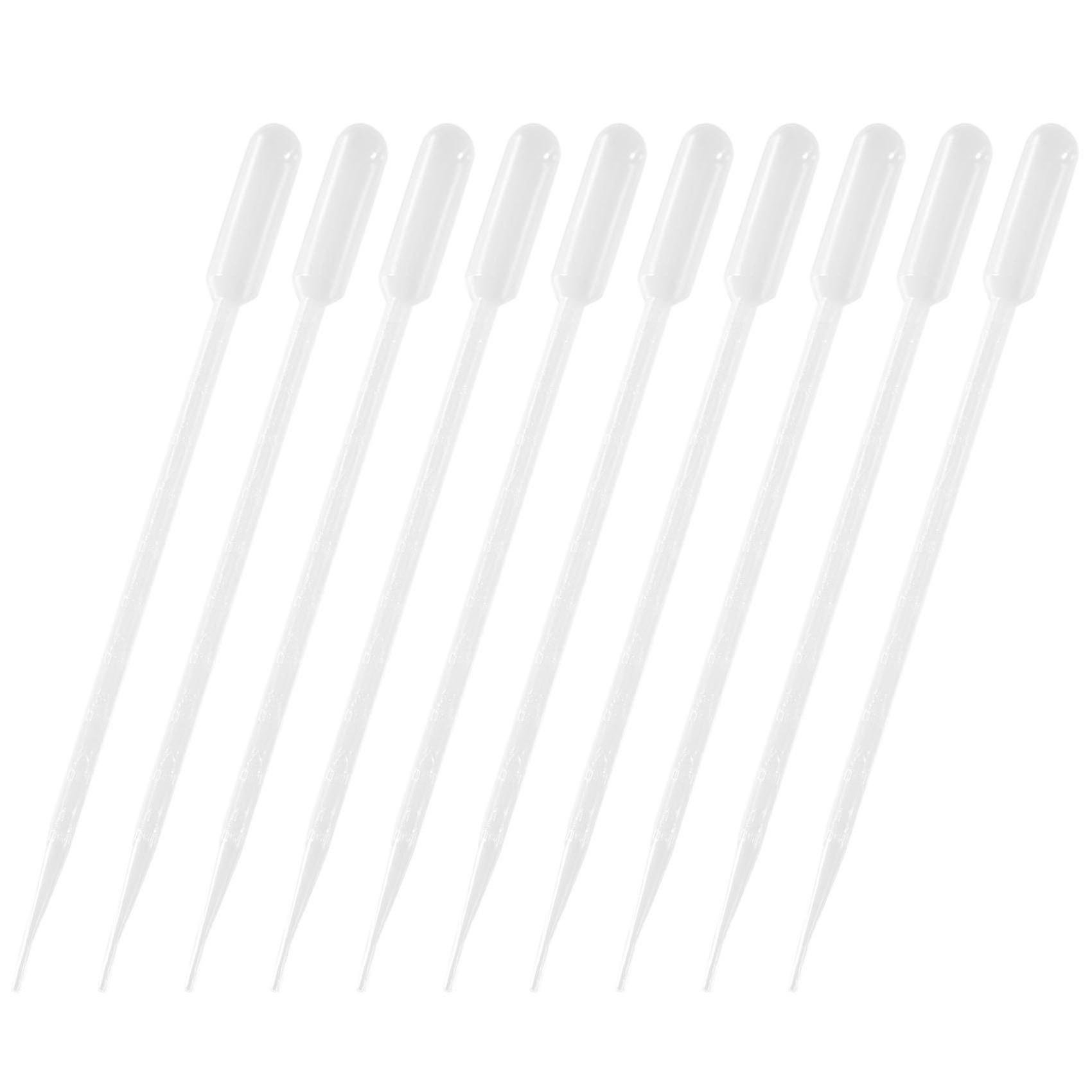 50 Pieces 10ml Clear Plastic Transfer Pipet Pasteur Pipettes Droppers
