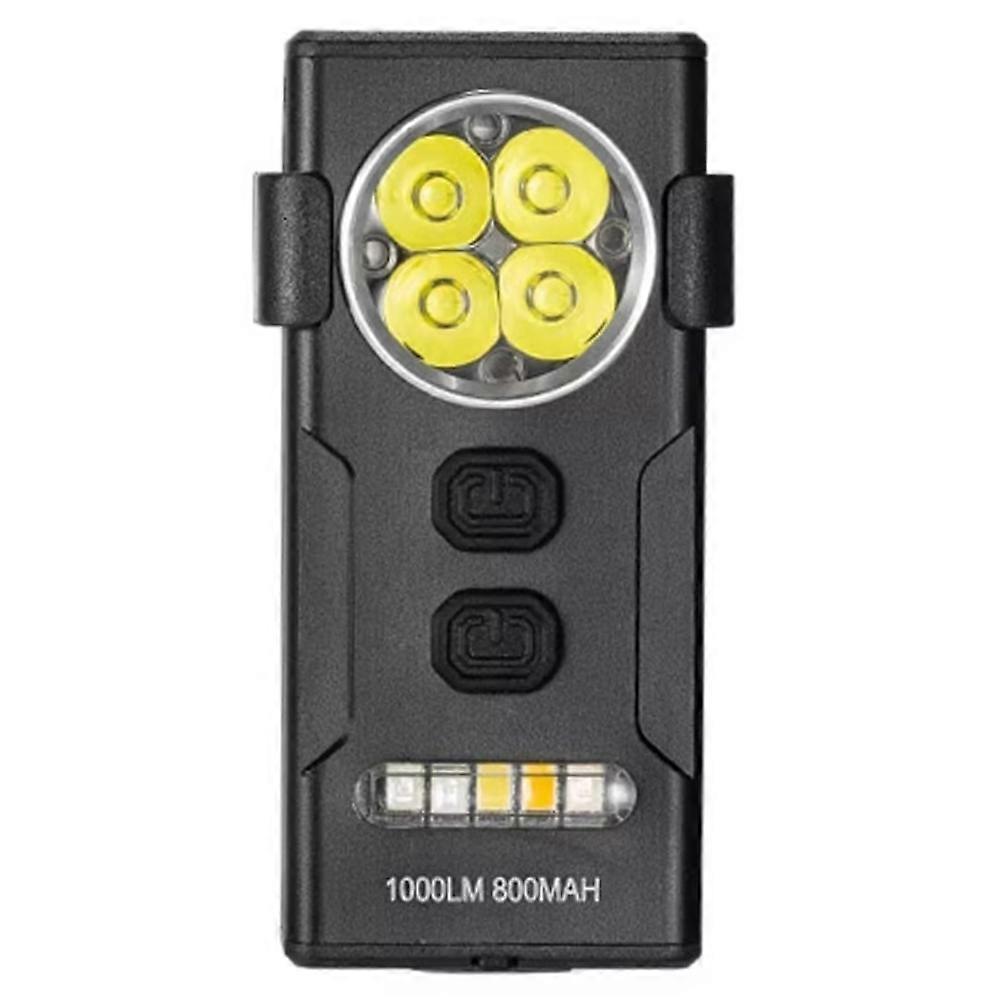 D84agneticini Keychain Work Light 4-LED Flat Portable Flashlight withulti-Colorodes/Strong