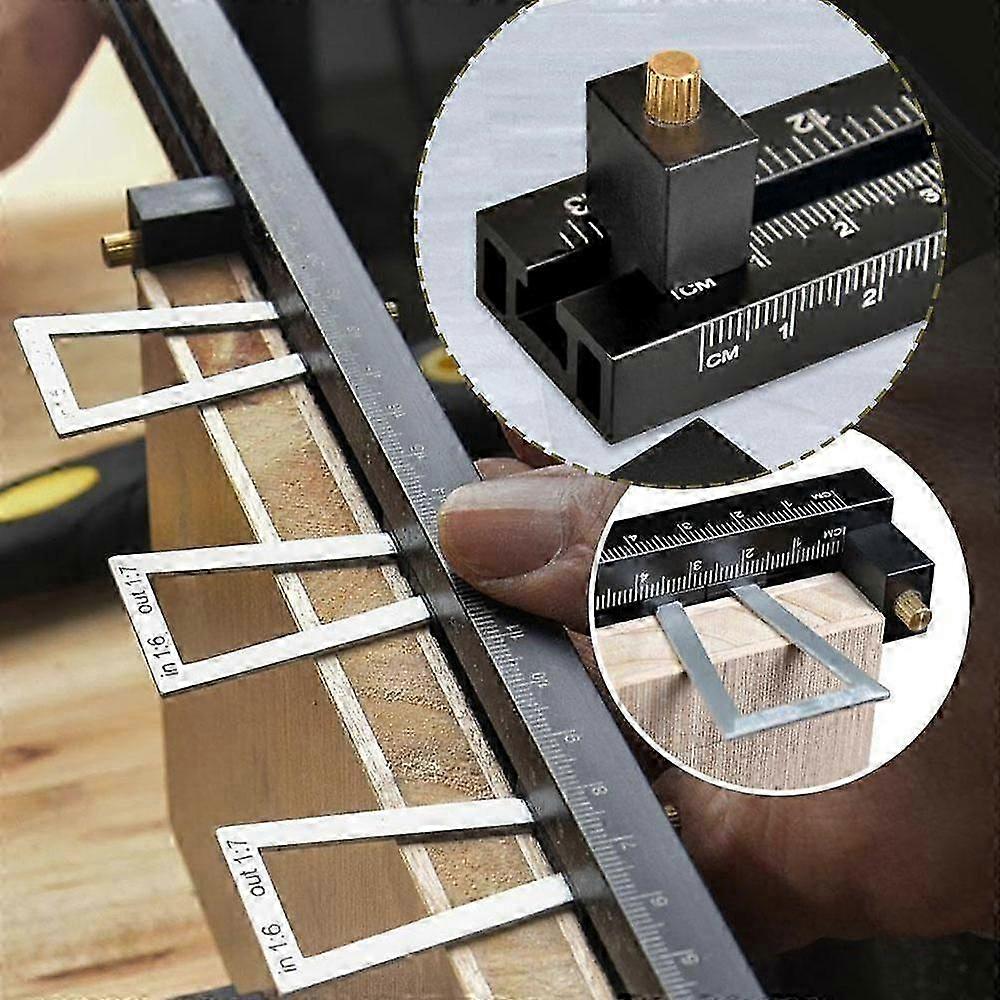 Adjustable Dovetail Marking Ruler