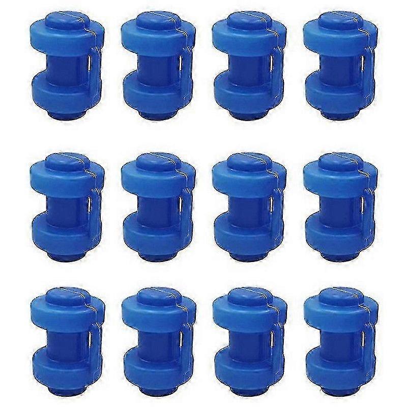 12 Pcs Trampoline 25 Mm,trampoline End For Attaching The Safety Net To The Net Poles Of The Trampoline