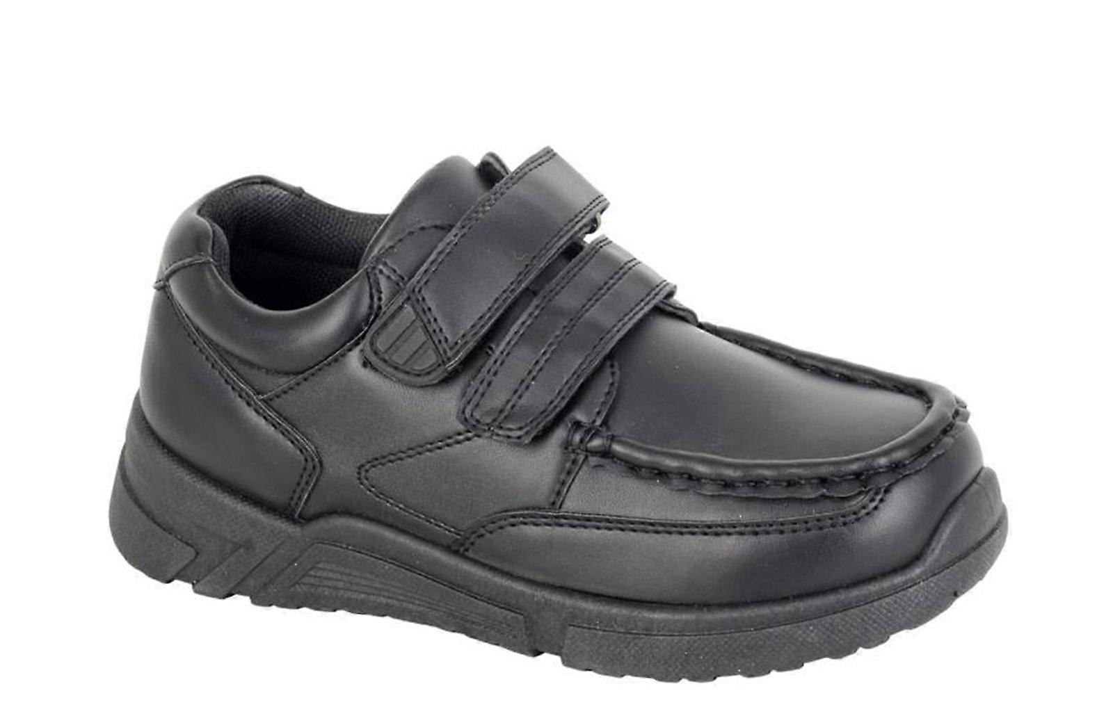 Route 21 Maxwell Junior Strap Shoes Black