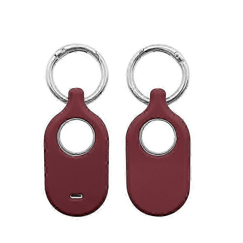 unique For Samsung Galaxy Smart Tag 2 Case, 2pcs Silicone Protective Case for Samsung Smart Tag 2 With Keyring for Keys Wallet Luggage