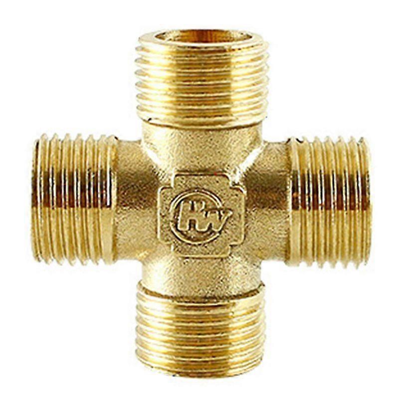 External Teeth 4 Points 1/2 Full Copper Cross Four-way Hardware Tools Accessories