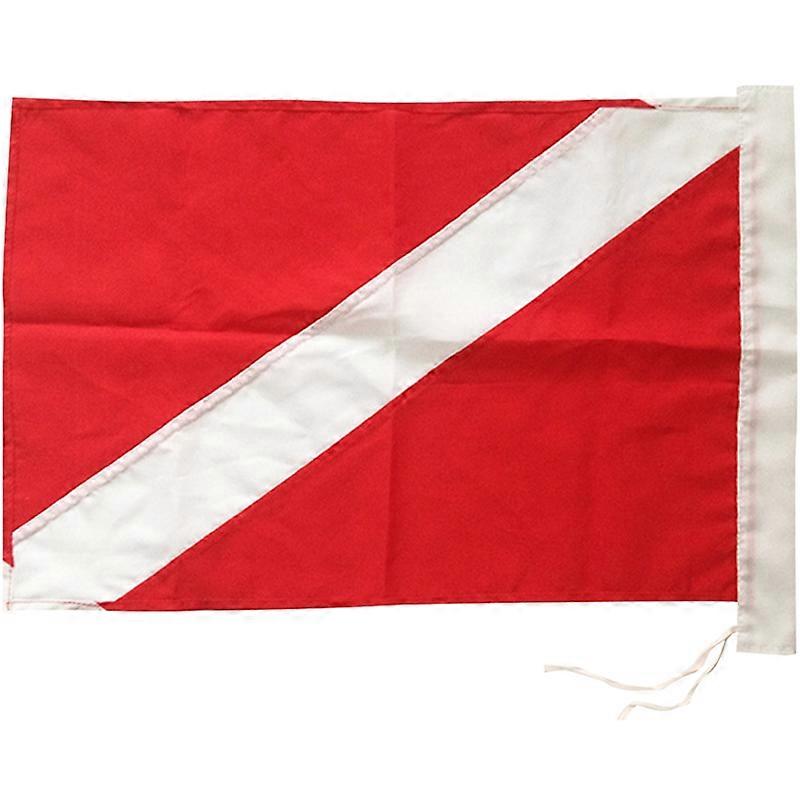 Dive Flag for Scuba Diving with Float, Buoy, Pole 35X50cm