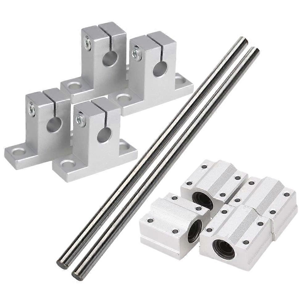 Horizontal Linear Bearing Slide Set 8mm Dia Linear Motion Bearing Slide Bushing 200mm Linear Shaft O