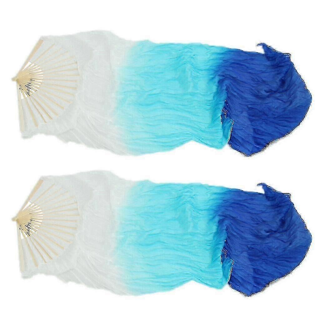 Y Nese Silk Bamboo Fans With Yarn