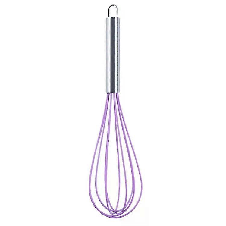 Siliconen eierklopper set-10 stuks keukengadgets om te bakken, 12" paars