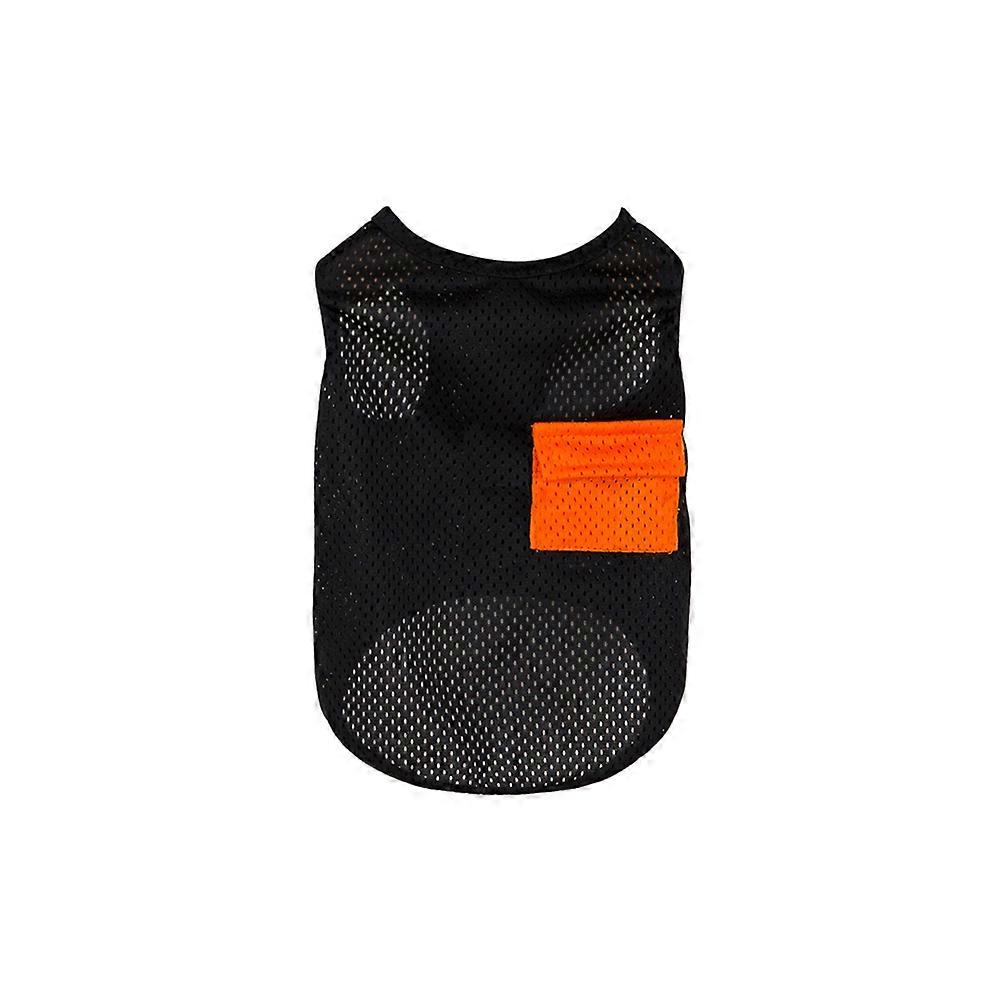 Dog Costume Summer Breathable Sleeveless Mesh Vest for Pet Puppy Cooling Clothes for Beach Hiking Walking