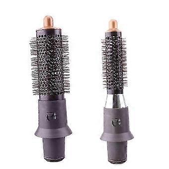 2pcs Cylinder Comb And Adapter For Hair Dryer Styler Accessories, Curling Hair Tool A