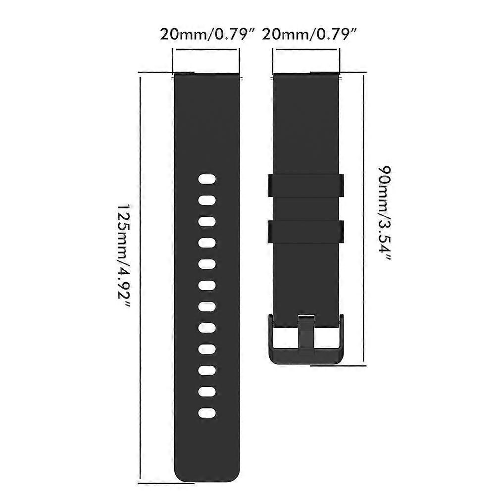 Replacement Straps Compatible for Amazfit bip3 GTS 3 GTS 2e GTS 2mini GTS 2 pop pro pop BIP U GTR 42MM GTS BIP BIP lite bip 1S Silicone Watch Band