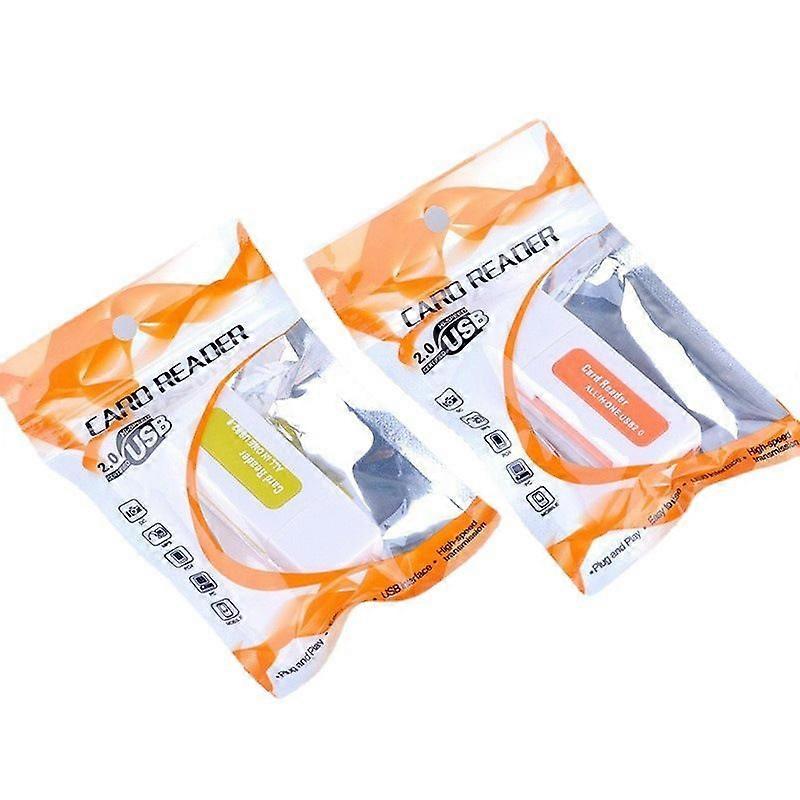 5-pack all-in-one card reader, high-speed, multi-color, supports multiple memory cards SD/TF