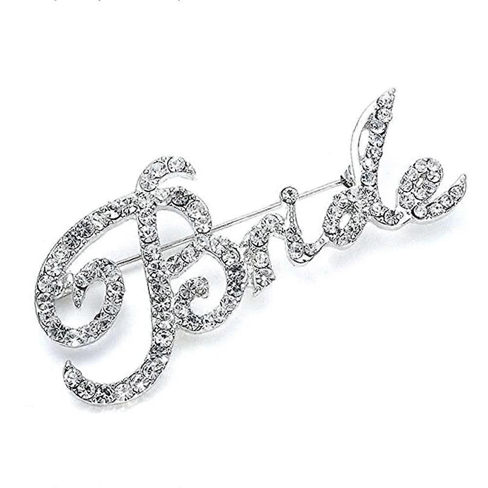 Kubik Zirconia name for female badges for the brooch pin for any name jewelery made with any name