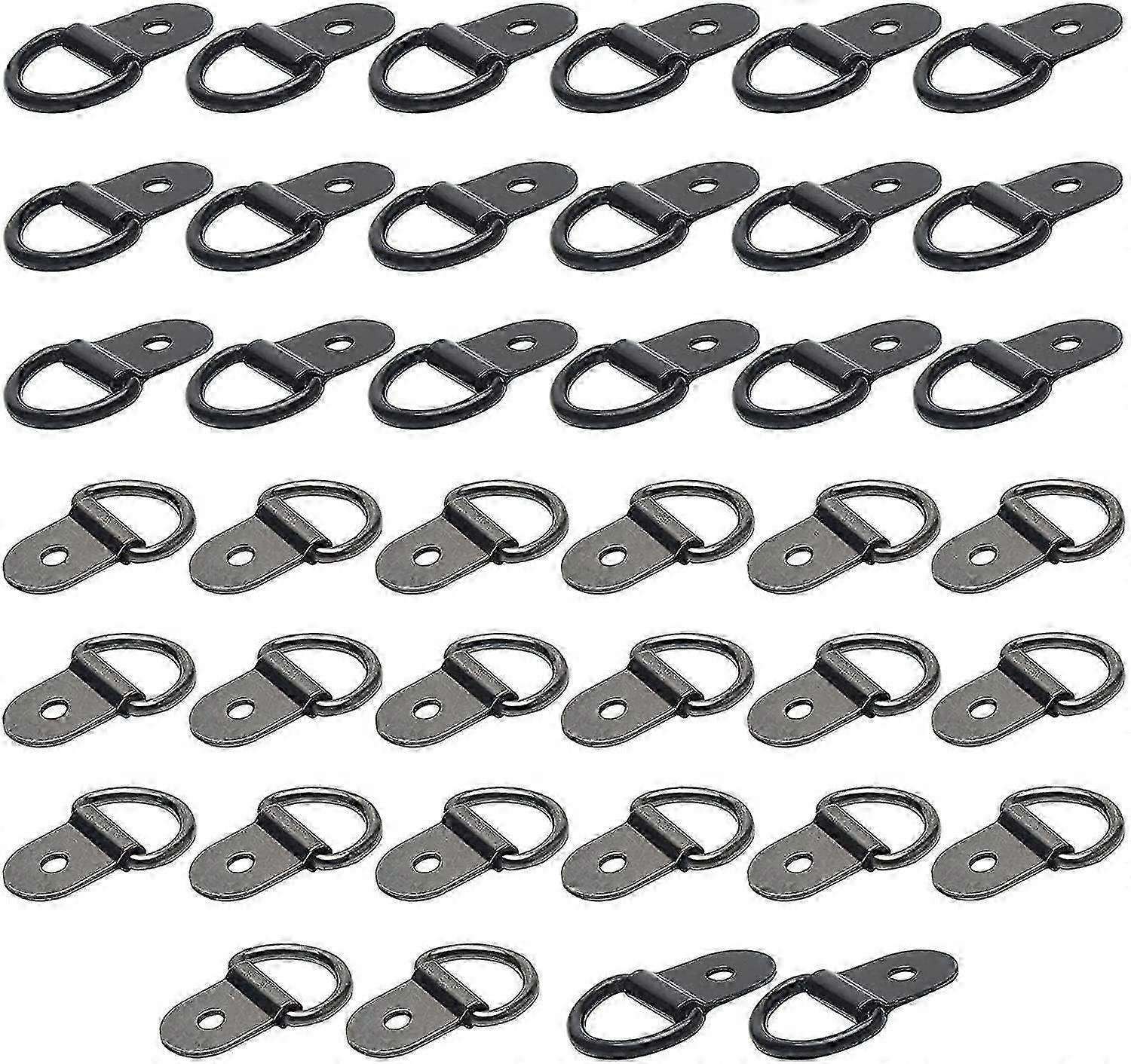 D Ring Tie Downs, 40pcs D-rings Anchor Lashing Ring Safety Tie Down Loop Lashing