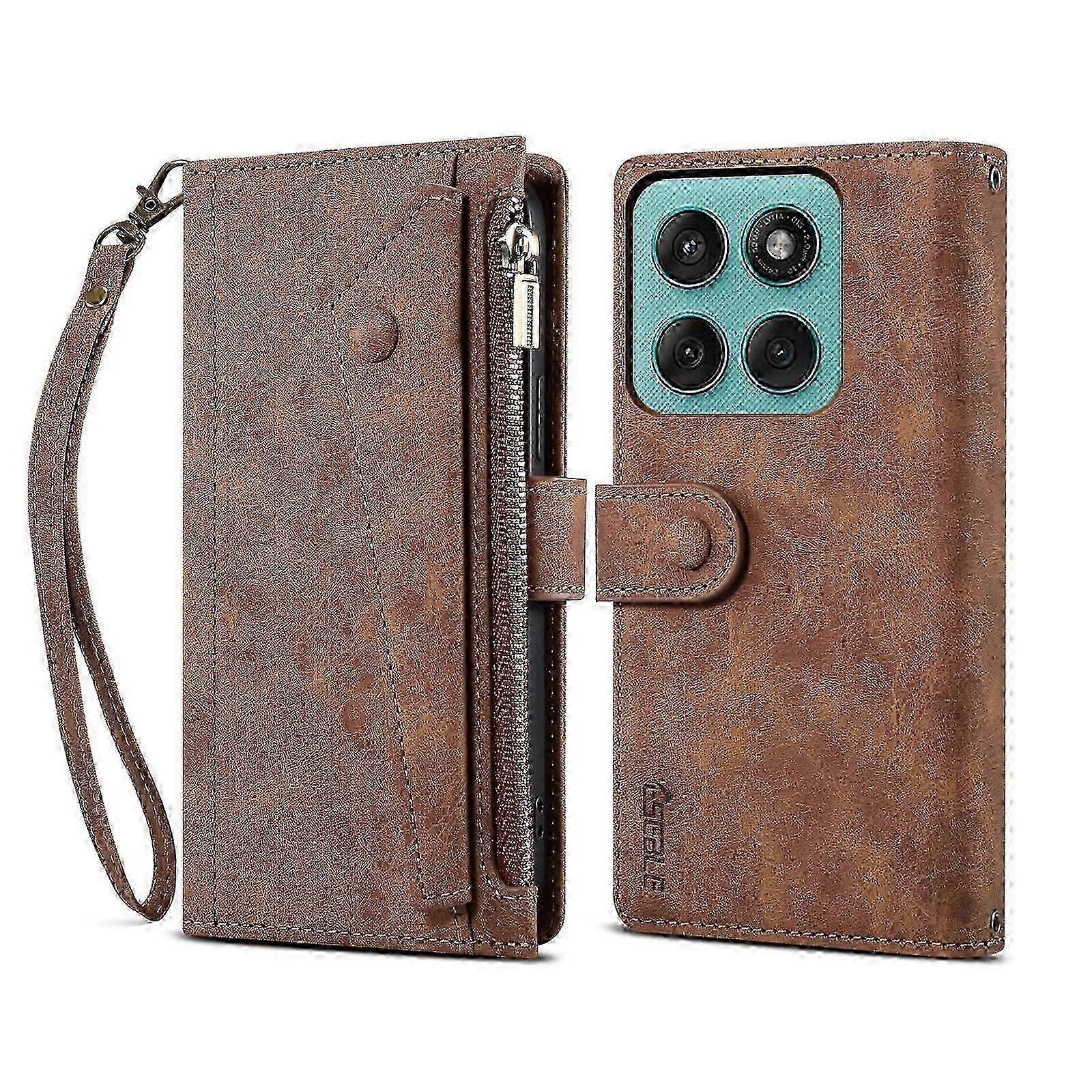 Frosted RFID Leather Retro Smartphone Case by ESEBLE