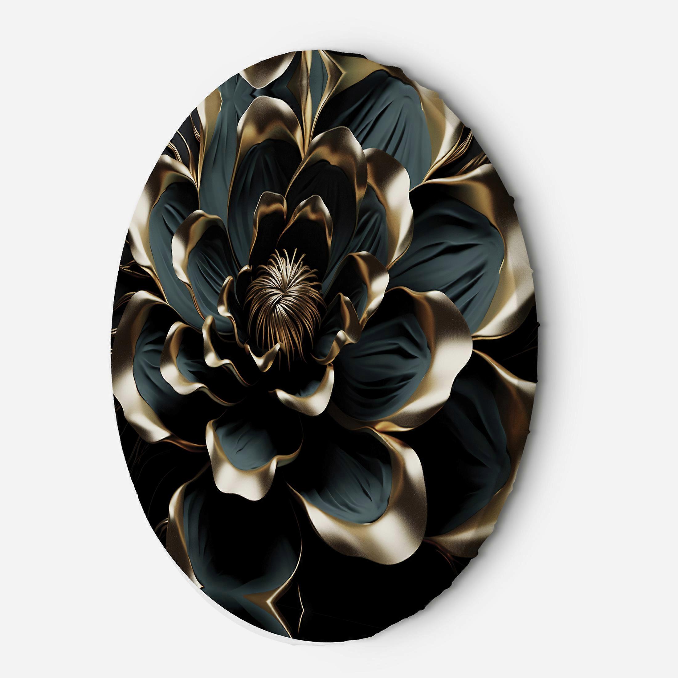 Lienzo 3D Flor de loto abstracto AI - 60x60