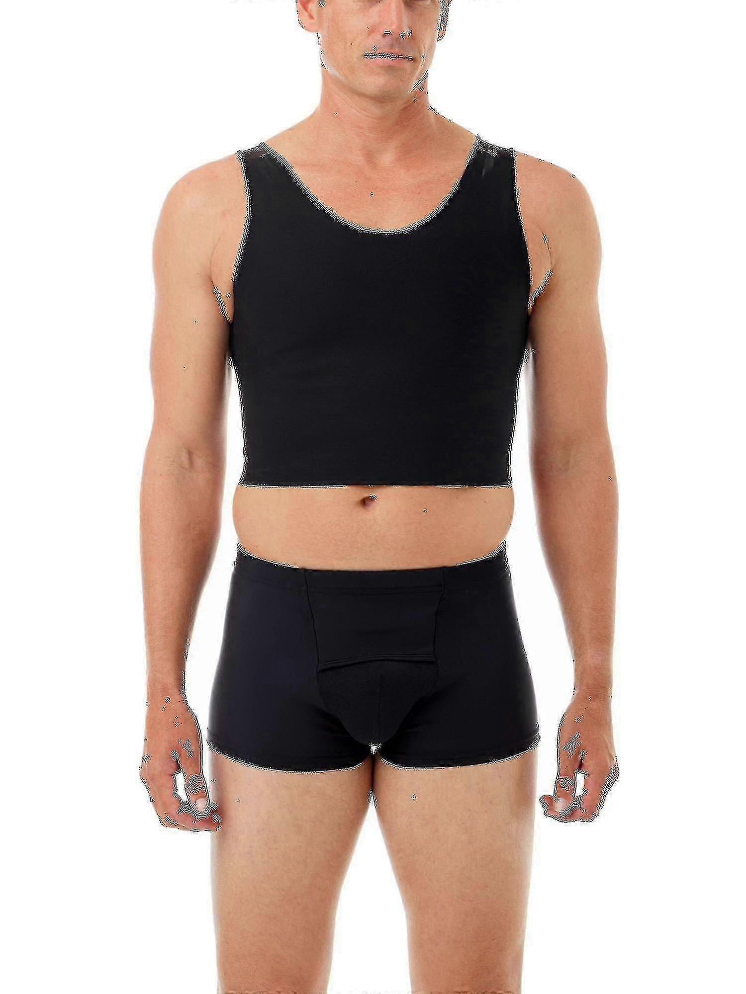 Compression Chest Binder Top(65%off)_CDE13