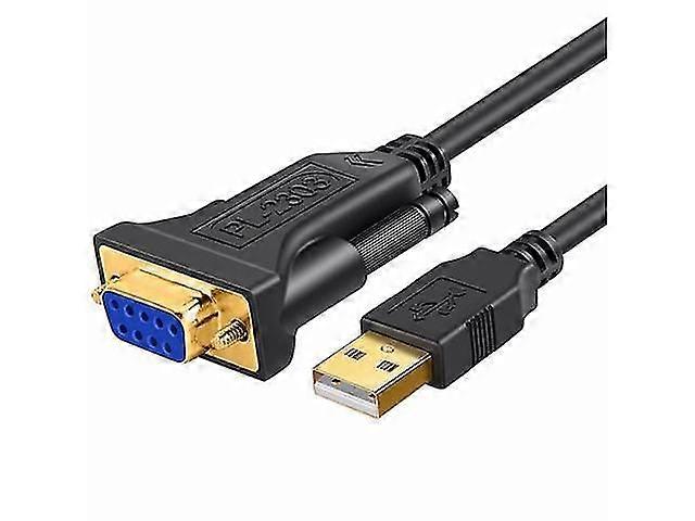 Usb To Rs232 Adapter With Pl2303 Chip 3.3 Ft, Usb 2.0 To Rs232 Female Db9 Serial Converter Cable For Cashier Register, Modem, Scanner, Digital Camera