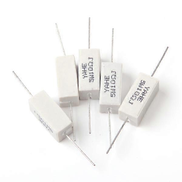 3x10ks 5W 10 Ohm keramické výkonové rezistory